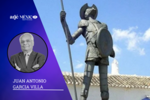 Puerto Lápice, pequeño poblado, está como a 70 kilómetros de Ciudad Real, en dirección a Madrid. Todos teníamos la ilusión de llegar al mítico sitio, Puerto Lápice, donde según la tradición debió estar la Venta , escenario que fue de importantes episodios de la genial fábula cervantina.
