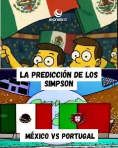 Según una interpretación viral, Los Simpson la habrían anticipado desde 1997: en el capítulo 184, un partido entre México y Portugal determinaría la nación más grande del mundo. La realidad tiene límites. Pero la ilusión no. Porque dejaría de serlo.